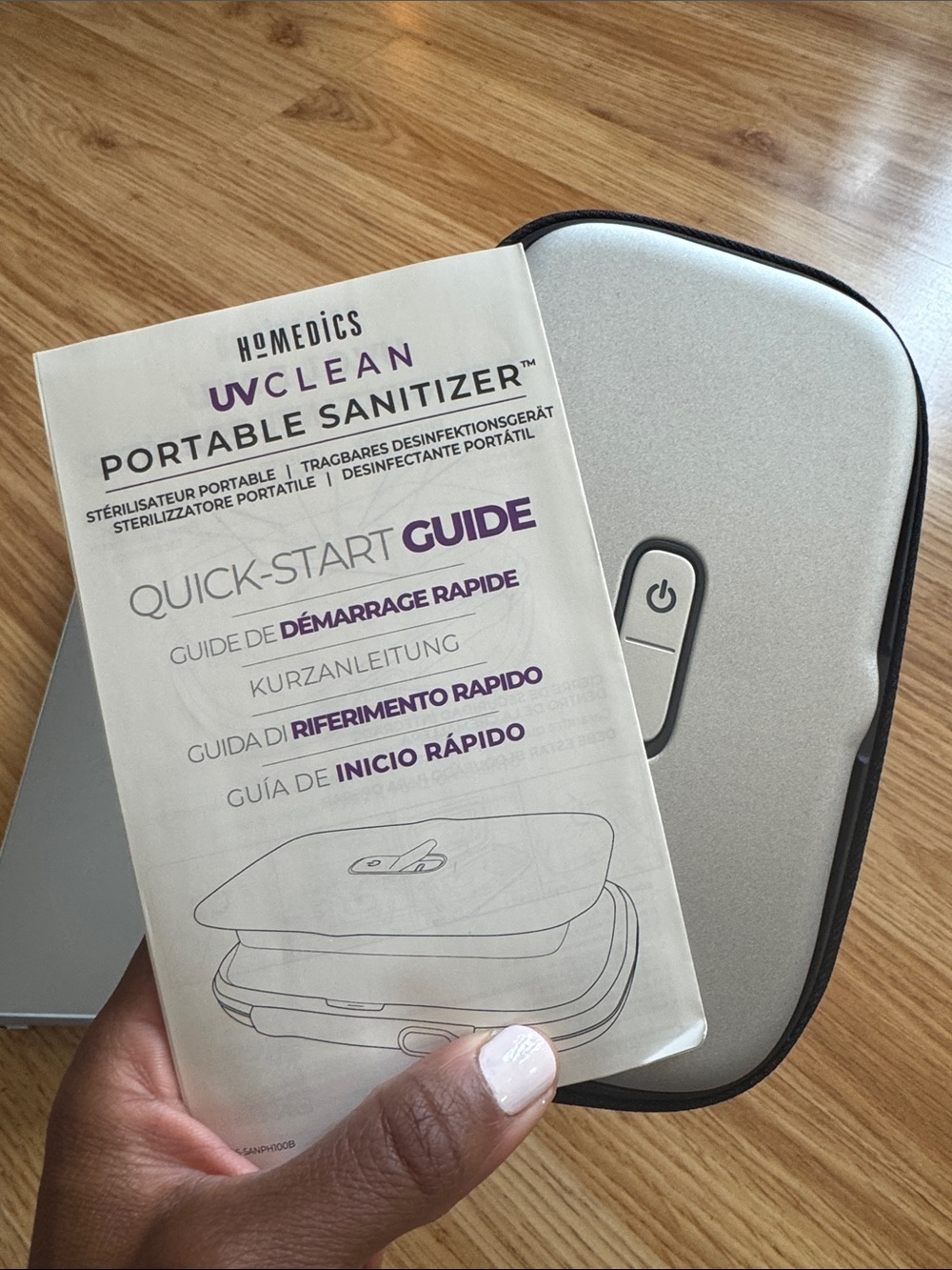 Homedics Portable UV-Clean Sanitizer Kit - NIB